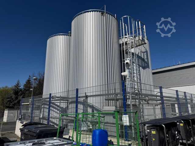 4 x 40 m³ milk tanks, insulated, coolable Serap First SV 2.0