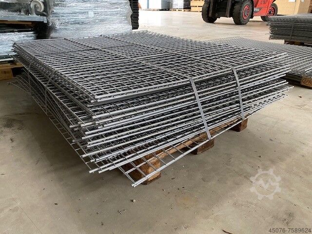Rear wall grating for shelf rack Schäfe Rückwandgitter für Fachbodenregal Schäfe Abmaße 126x147 cm 100 Stk.