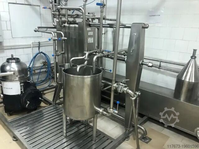 Used Processing Line for small dairy products 2000 L/h