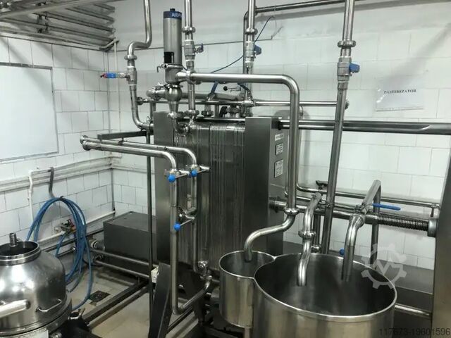 Used Processing Line for small dairy products 2000 L/h