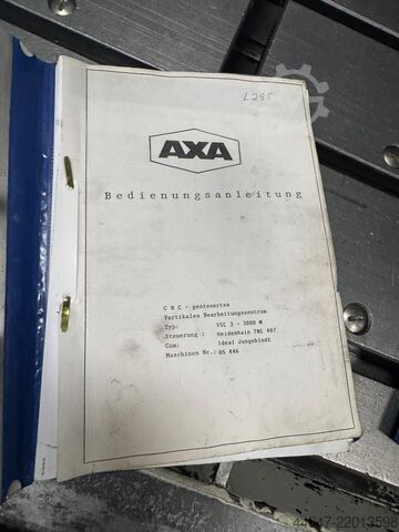 CNC - vertical machining center AXA VSC-3-3000-M