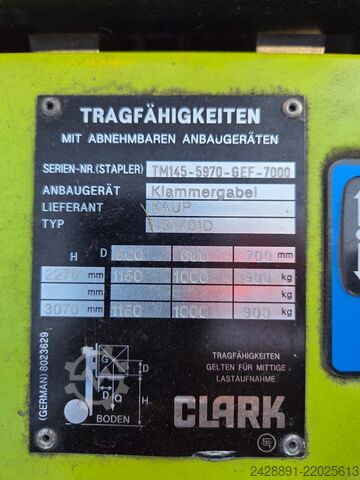Elektro-Gabelstapler mit Zinkenversteller CLARK TM 15 N