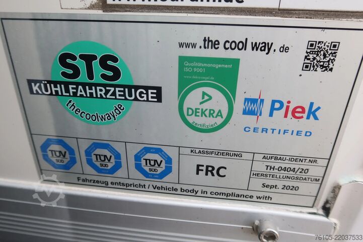Refrigerated/freezer transport FUSO Canter 9 C 18 Thermoking V500 Max+ Palfinger 15...