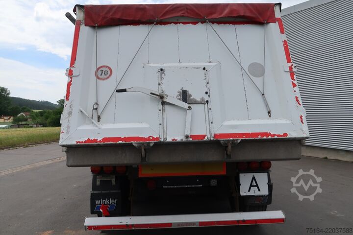 Tipper semitrailer Kempf SKM 35/3 Alukastenmulde