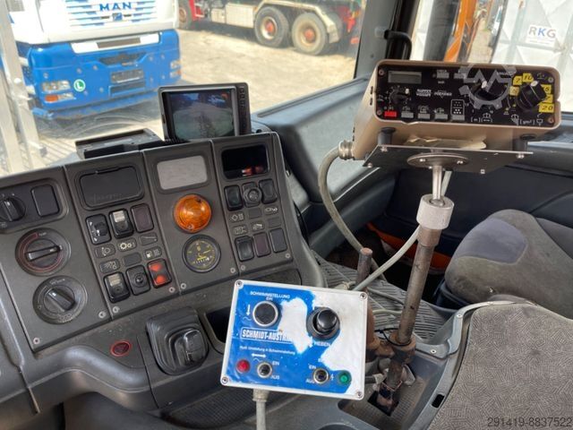 Kipper LKW SCANIA P114CB 4x4 Allrad 3-SKipper mit Frontkran Bj2000