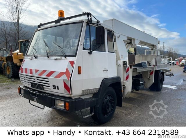 LKW mit Hubarbeitsbühne STEYR 91 .170 Hubsteiger 25 M BJ 1981