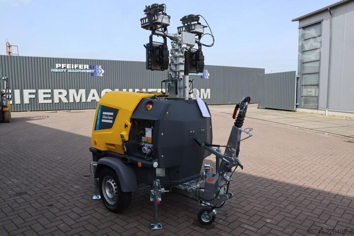 Light tower Atlas Copco Hilight H6+  Valid inspection, Max Boom Height 8m,