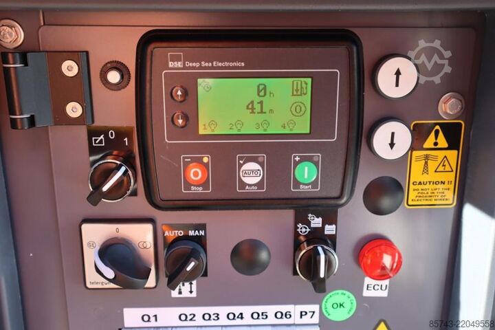 Light tower Atlas Copco Hilight H6+  Valid inspection, Max Boom Height 8m,