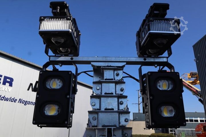 Light tower Atlas Copco Hilight H6+ Valid inspection, Max Boom Height 8m,