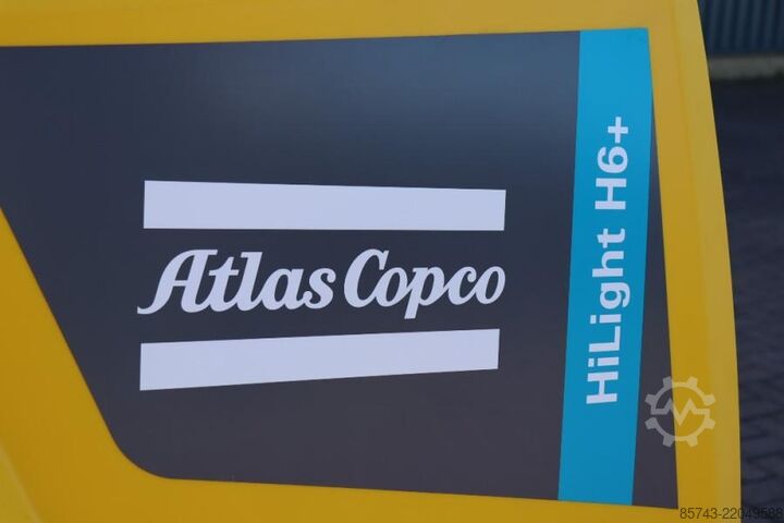 Light tower Atlas Copco Hilight H6+ Valid inspection, Max Boom Height 8m,
