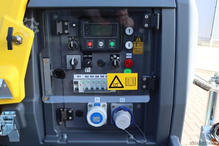 Light tower Atlas Copco Hilight H6+ Valid inspection, Max Boom Height 8m,