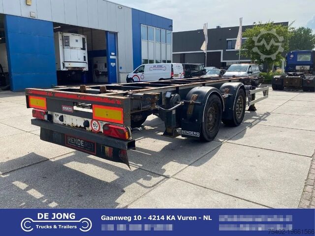 Container transport Renders RMAC9.9NA / Container aanhanger BDF / SAF + Disc