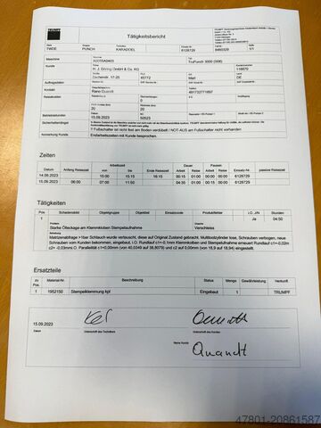 Stanz-Nibbelmaschine TRUMPF Trupunch 3000