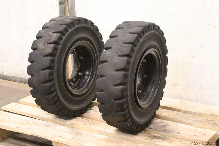 Vollgummi Reifen 2 Stück Orca 6.50-10 RIM 5.00F-10