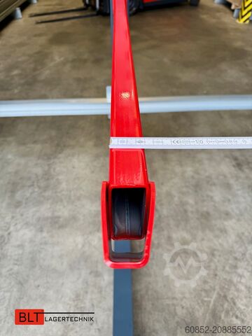 Cantilever racking, heavy-duty racking for long goods ca. 4 lfm. Kragarmregal H: 400cm ,Fuß +3 650 kg Belastung pro Arm , Langgutregal