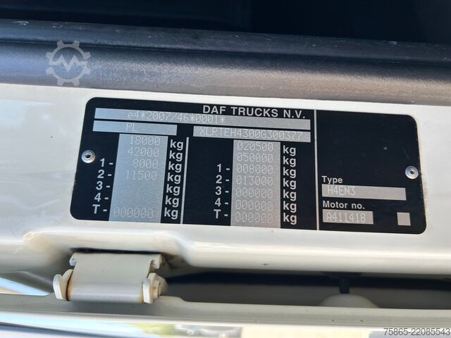 Standard tractor DAF XF 480 FT SSC / 608 dkm / Euro 6 D / 2 Tanks / ...