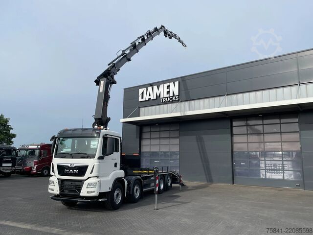 Crane truck MAN TGS 35.470 TGS 35.470 8X2-6 BL Oprijwagen + HIA...