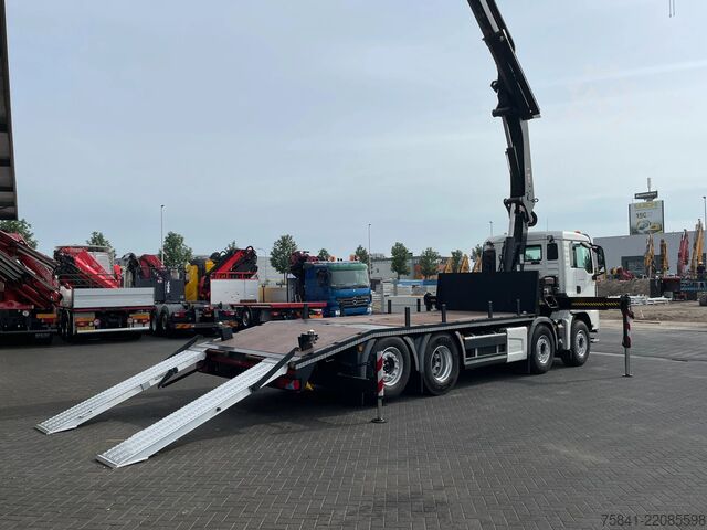 Crane truck MAN TGS 35.470 TGS 35.470 8X2-6 BL Oprijwagen + HIA...