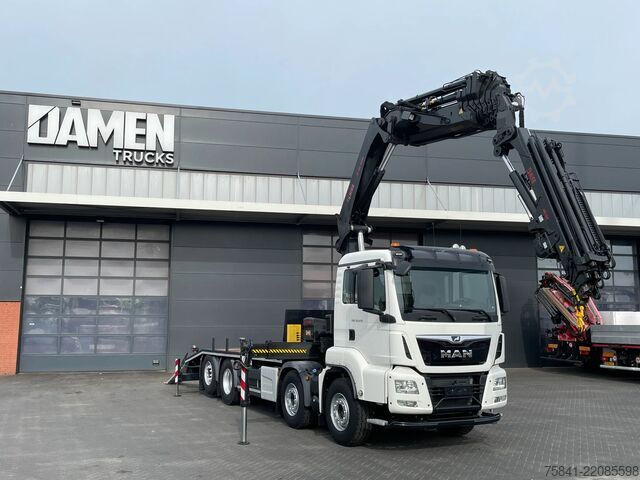 Crane truck MAN TGS 35.470 TGS 35.470 8X2-6 BL Oprijwagen + HIA...