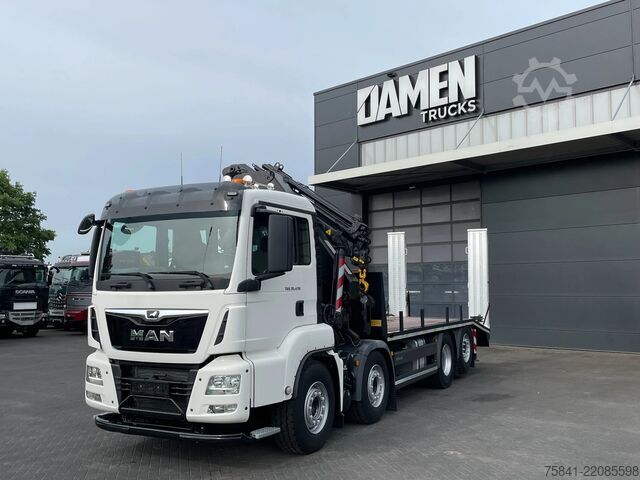 Crane truck MAN TGS 35.470 TGS 35.470 8X2-6 BL Oprijwagen + HIA...