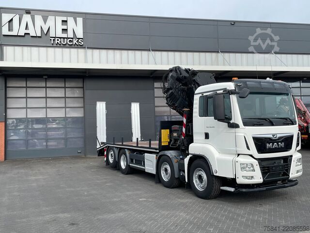 Crane truck MAN TGS 35.470 TGS 35.470 8X2-6 BL Oprijwagen + HIA...