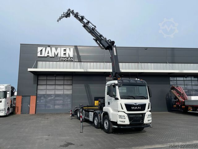 Crane truck MAN TGS 35.470 TGS 35.470 8X2-6 BL Oprijwagen + HIA...