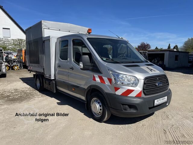 Tipper van Ford Transit Kipper aus 1.Hand+Klima+AHK+EU5