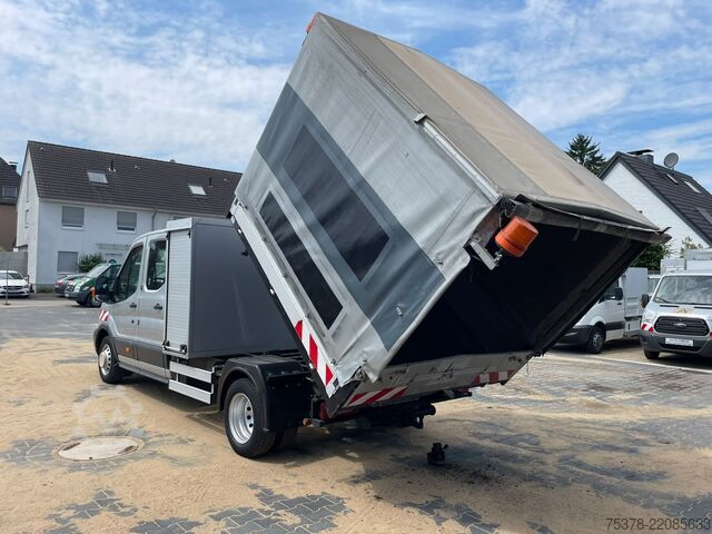 Tipper van Ford Transit Kipper aus 1.Hand+Klima+AHK+EU5