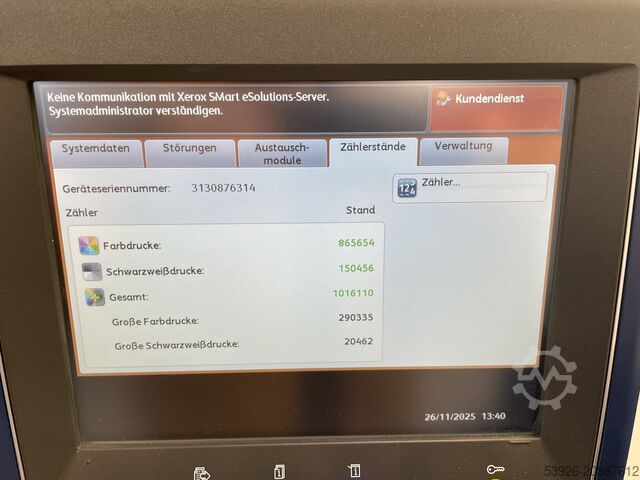 Digitaldruckmaschine Xerox Versant 80 Press incl. Fiery Booklet finisher, Trimmer, SQF