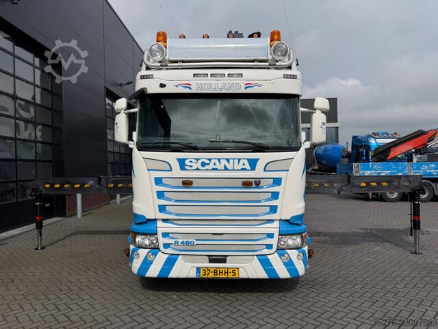 Crane truck Scania R450 6x2 HMF 5020-K7+2 ,Winch Euro 6