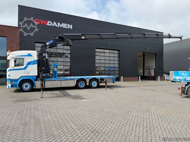 Crane truck Scania R450 6x2 HMF 5020-K7+2 ,Winch Euro 6