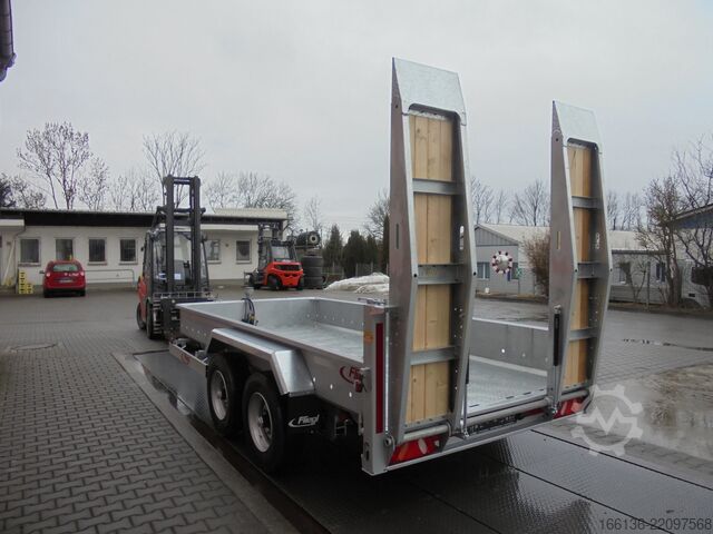 Tandem trailer Fliegl Tandem-Tiefbett-Anhänger TTS 100 4,5m