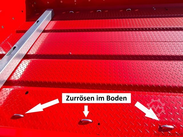 Tandem trailer Fliegl Tandem-Tiefbett-Anhänger TTS 100 4,5m