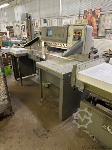 Paper cutting machine POLAR 92E Cutting System + RB2 + Elevator