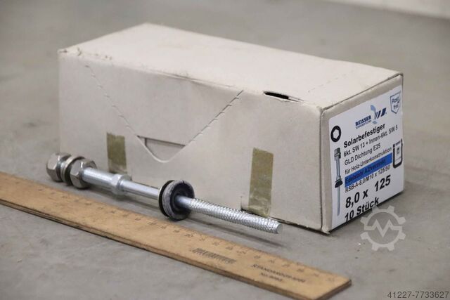 Solar fastener 8.0 x 125 10 pieces Reisser RSB-A-8,0/M10 x 125/50