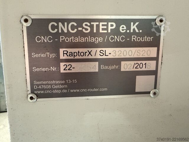 Machining center CNC-STEP RaptorX-SL 3200/S20