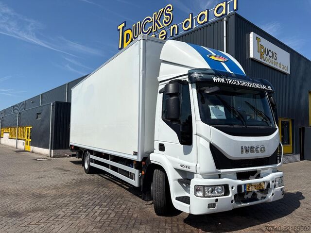Box body Iveco 120E 210 + DHOLLANDIA LAADKLEP + EURO 6 + 12T