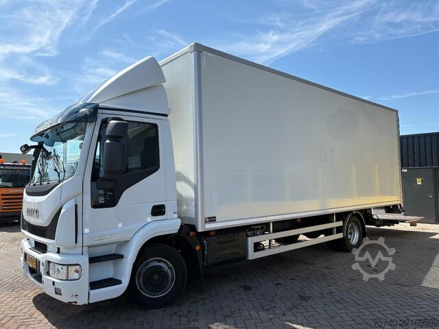 Box body Iveco 120E 210 + DHOLLANDIA LAADKLEP + EURO 6 + 12T