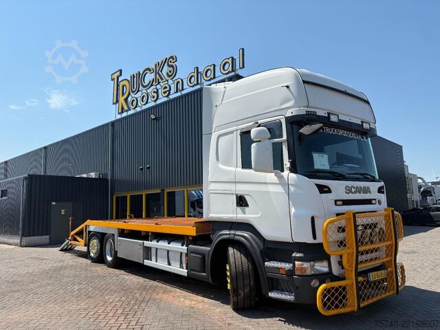 Autotransporter Scania R 480 6X2 + 3 PEDALS + STUURAS + EURO 5 + ALU O...