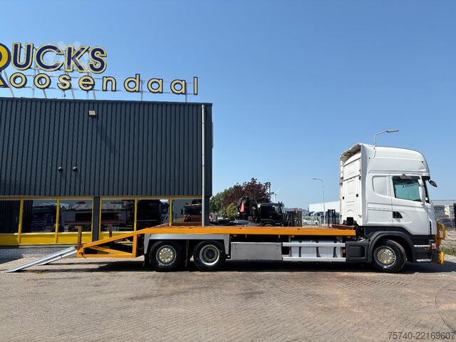 Autotransporter Scania R 480 6X2 + 3 PEDALS + STUURAS + EURO 5 + ALU O...