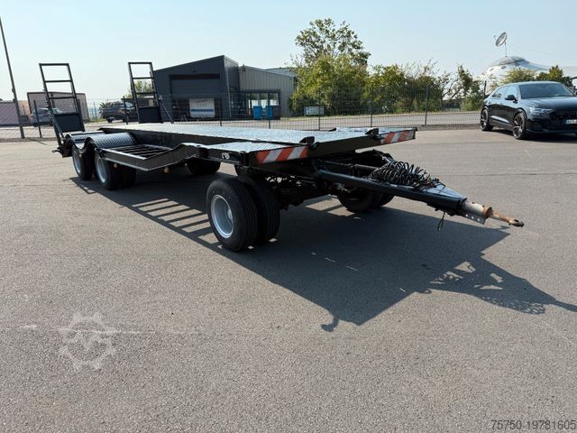 Low loader trailer BUNGE TL 16 Z Spezial Tieflader 22 to Blattfederung