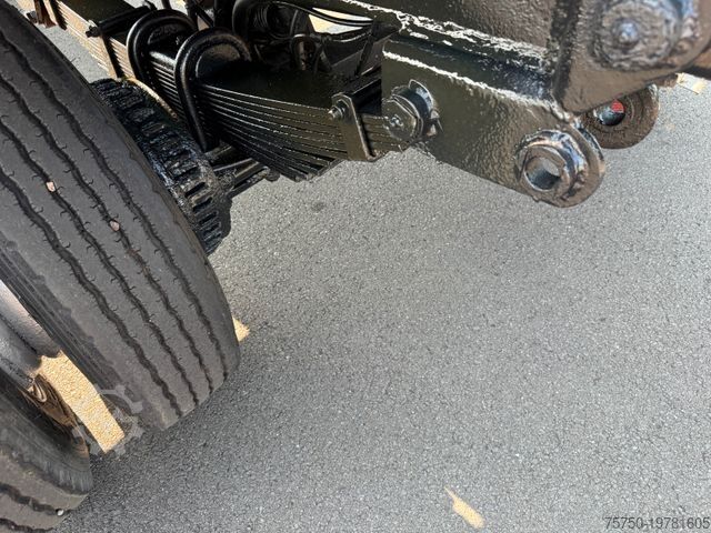 Low loader trailer BUNGE TL 16 Z Spezial Tieflader 22 to Blattfederung