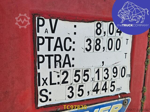 Sliding tarpaulins LeciTrailer 