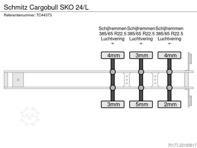 Refrigerated/frozen transport Schmitz Cargobull SKO 24/L