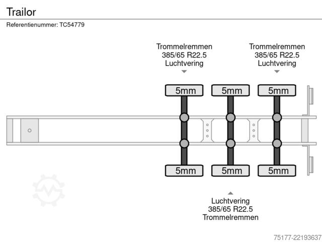 Container transportation Trailor 
