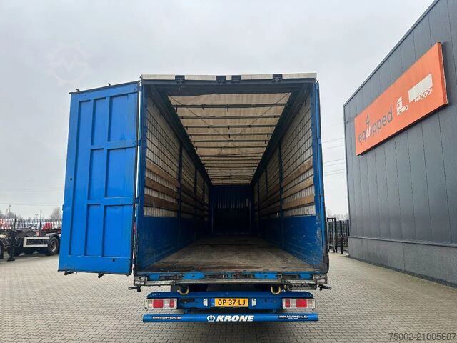 Sliding tarpaulins Krone alu sideboards / liftaxle / BPW / NL-trailer