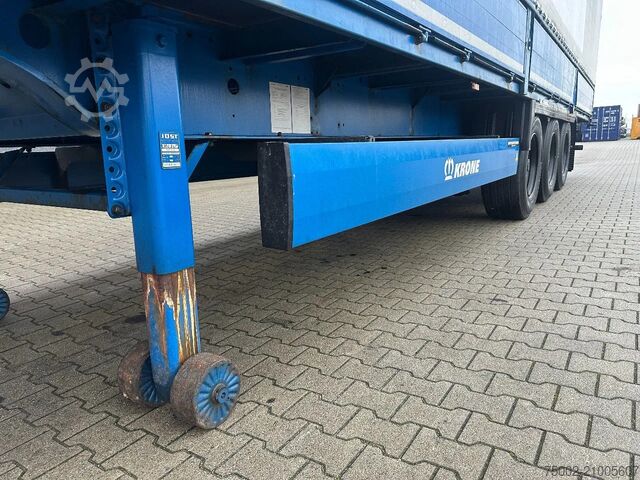 Sliding tarpaulins Krone alu sideboards / liftaxle / BPW / NL-trailer