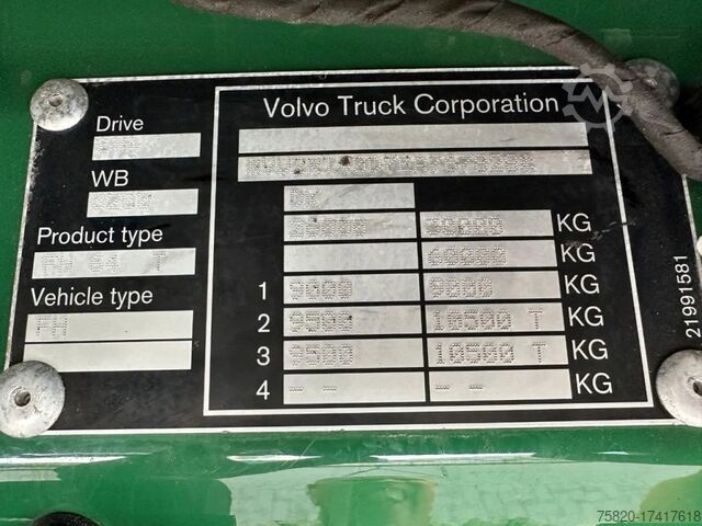 Standard-SZM Volvo FH 500 6X4 TREKKER/TRACTOR/SZM EURO 6 HYDRAULIC