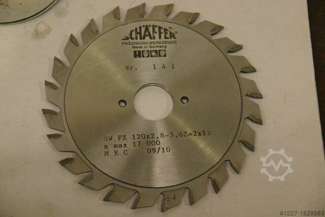 Vorritz Kreissägeblätter 120 x 2,8-3,6 Schäffer zweiteilig, vertsellbar