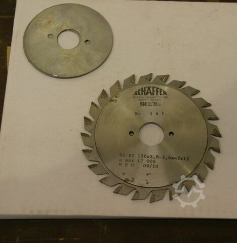 Vorritz Kreissägeblätter 120 x 2,8-3,6 Schäffer zweiteilig, vertsellbar